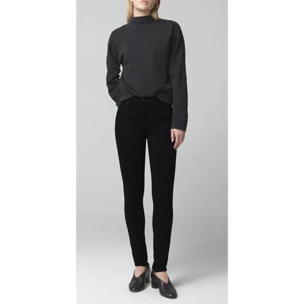 Citizens of Humanity Rocket Mid Rise‎ Skinny Jeans Black